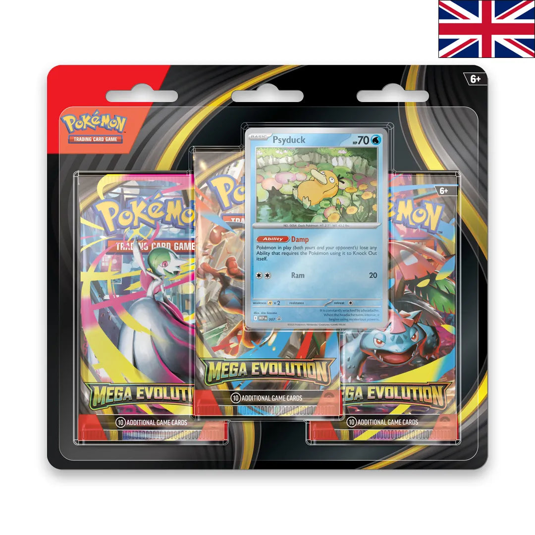 Mega Evolution - 3er Blister (EN)