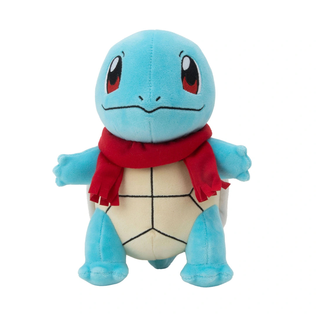 Pokémon - Plüschfigur Winter Schiggy (20 cm) - Stunning Cards