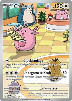 Chaneira (187/167) aus Pokémon - Maskerade im Zwielicht - möglicher Top-Hit aus Glurak-ex Super Premium Kollektion (DE)