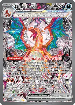 Glurak-ex (223/227) aus Pokémon - Obsidianflammen - möglicher Top-Hit aus Obsidianflammen - Sammlerset mit Booster (DE)