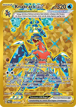 Knakrack-ex (260/182) aus Pokémon - Paradoxrift - möglicher Top-Hit aus Paradoxrift - Sammlerset mit Booster (DE)
