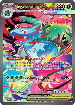 Mega-Bisaflor-ex (177/132) aus Pokémon - Mega-Entwicklung - möglicher Top-Hit aus Mega-Bisaflor ex Premium Kollektion (DE)