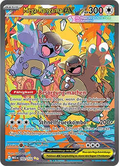 Mega-Kangama-ex (182/132) aus Pokémon - Mega-Entwicklung - möglicher Top-Hit aus Mega-Bisaflor ex Premium Kollektion (DE)