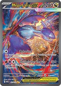 Mega-Latias-ex (181/132) aus Pokémon - Mega-Entwicklung - möglicher Top-Hit aus Mega-Bisaflor ex Premium Kollektion (DE)