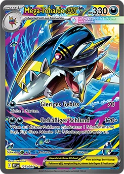 Mega-Tohaido-ex (127/94) aus Pokémon - Fatale Flammen - möglicher Top-Hit aus Pokémon Day 2026 Kollektion (DE) + 25th Celebration Deck Box
