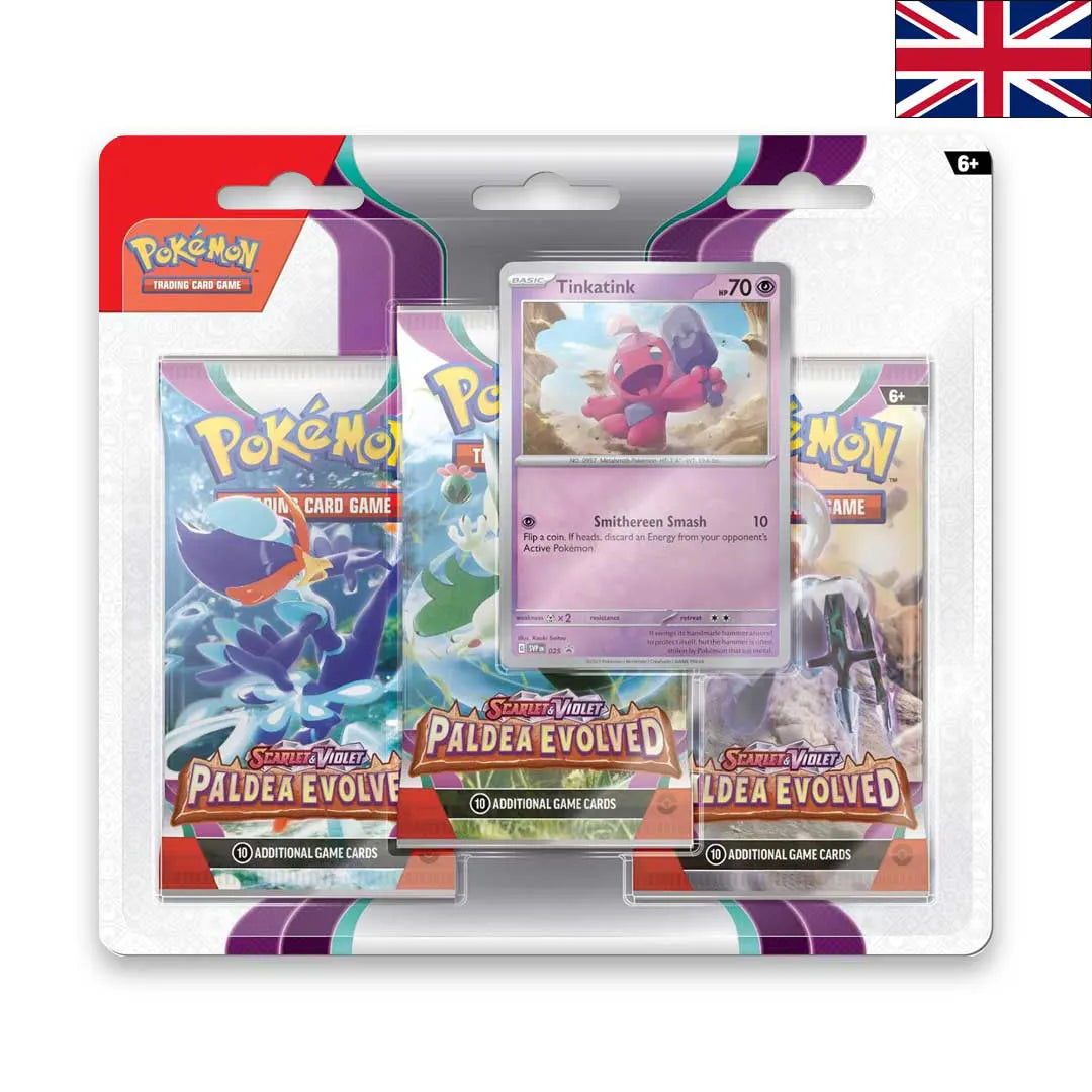 Paldea Evolved - 3er Blister (EN)