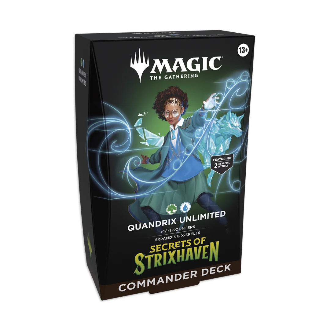 Magic The Gathering Secrets of Strixhaven Commander Deck Quandrix Unlimited (Englisch)