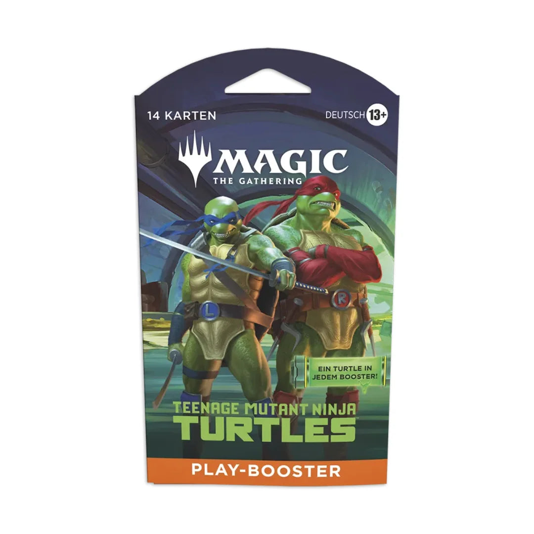 Magic The Gathering Teenage Mutant Ninja Turtles Sleeved Play Booster (Deutsch)