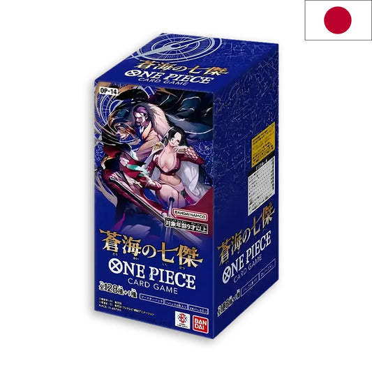 One Piece Card Game The Azure Sea´s Seven OP14 Booster Display (Japanisch) - Stunning Cards