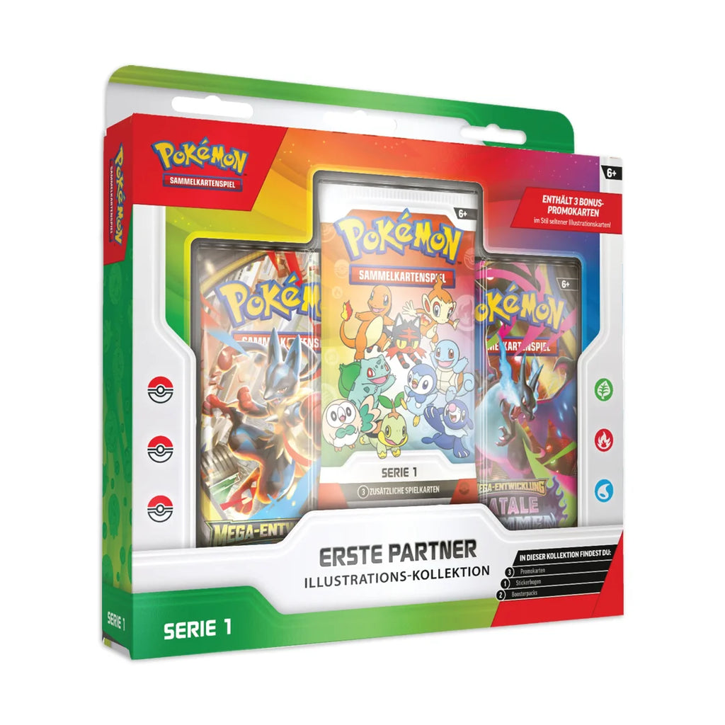 Pokémon Erste Partner Illustrations-Kollektion - Serie 1 (Deutsch)