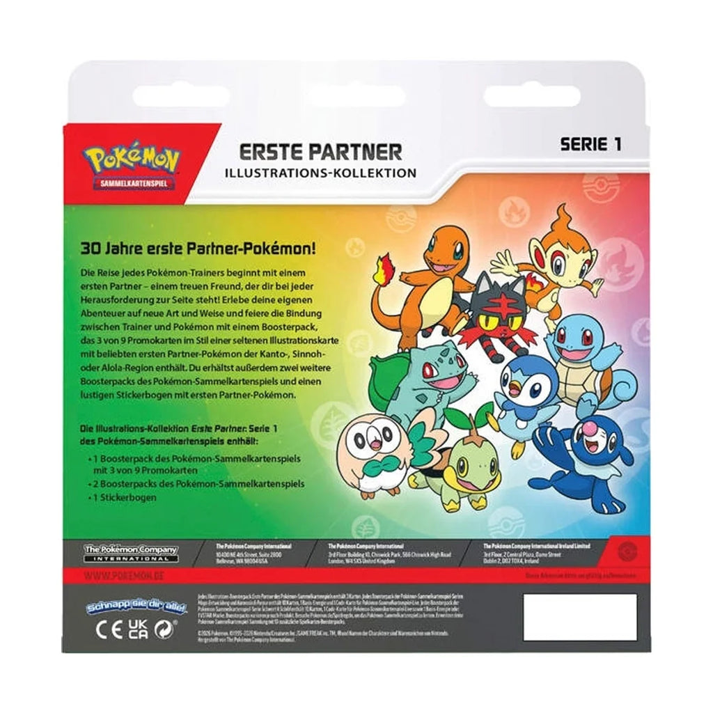 Pokémon Erste Partner Illustrations-Kollektion - Serie 1 (Deutsch)