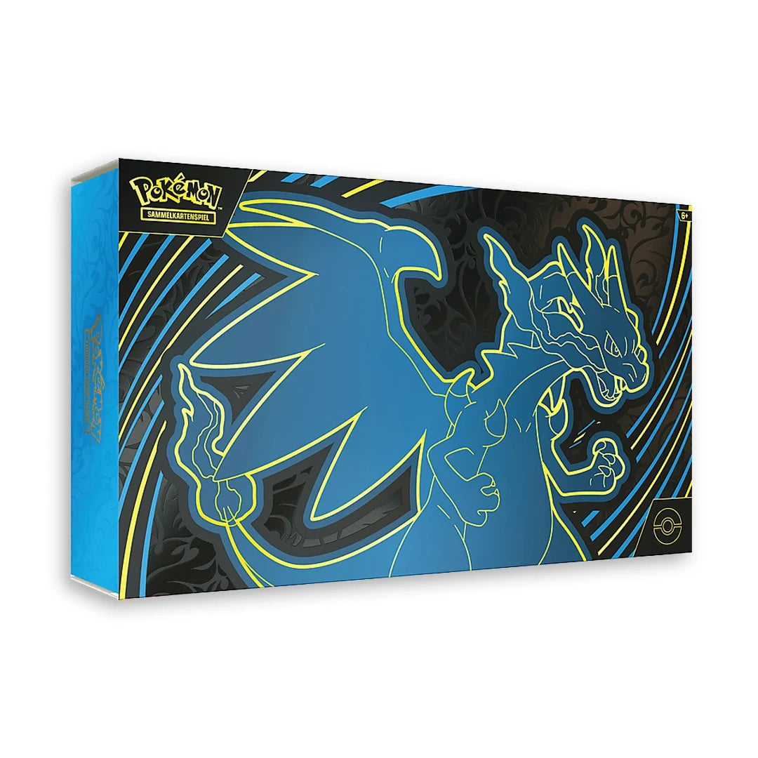 Pokémon Mega Glurak X ex Ultra Premium Kollektion (DE) - Stunning Cards