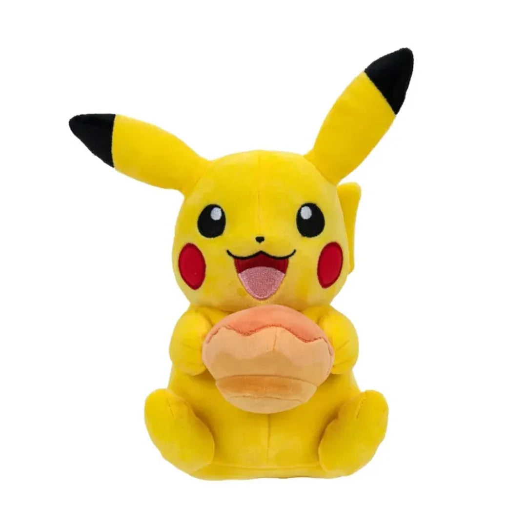 Pokémon - Kuscheltier Pikachu mit Pofflé (20 cm)