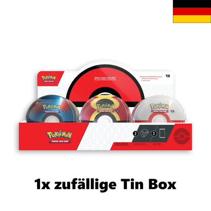 Pokémon Pokéball Tin Herbst 2025 (DE) - Stunning Cards