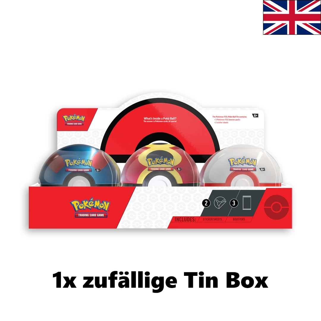 Pokémon Pokéball Tin Herbst 2025 (Englisch) - Stunning Cards