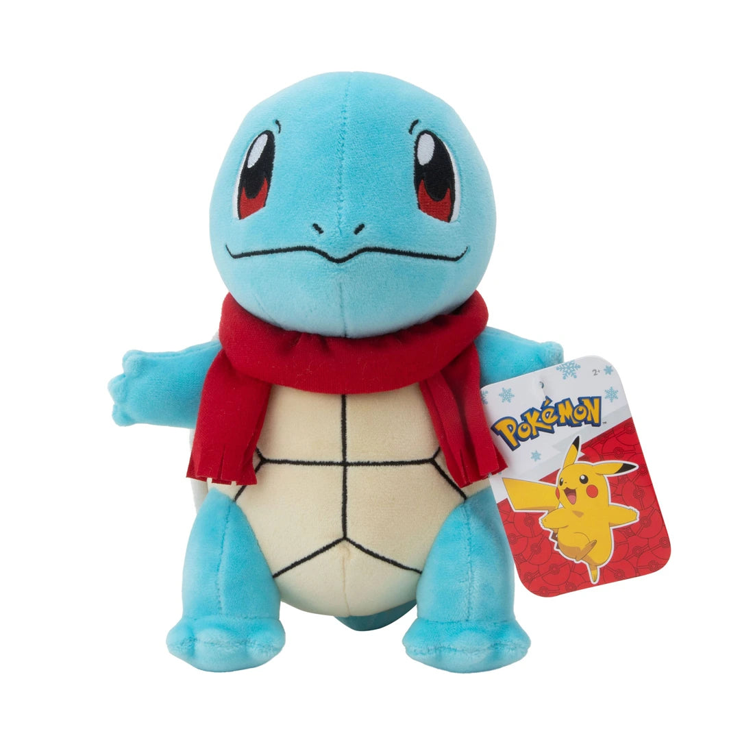 Pokémon - Plüschfigur Winter Schiggy (20 cm) - Stunning Cards