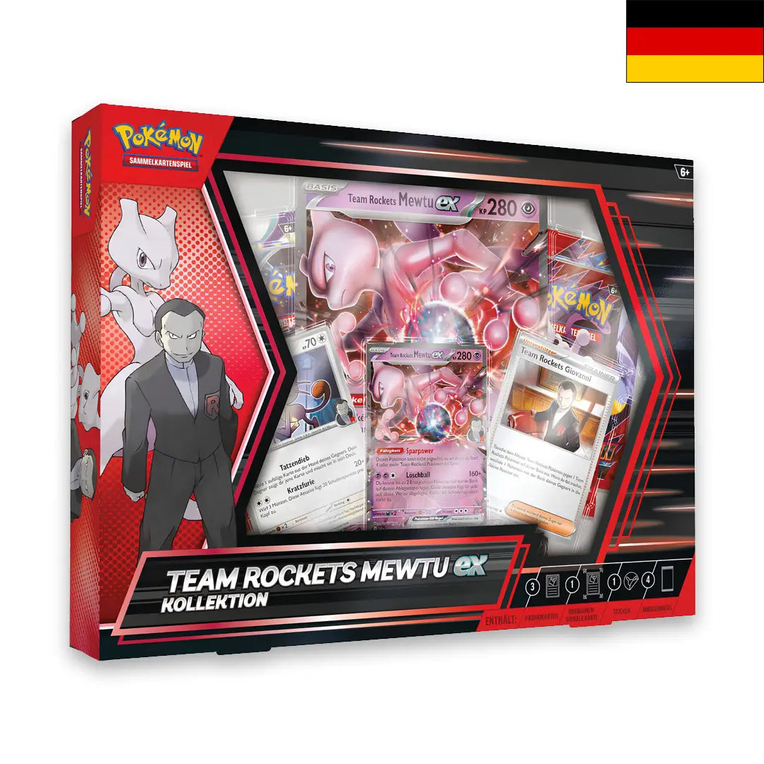 Team Rockets Mewtu‑ex Kollektion