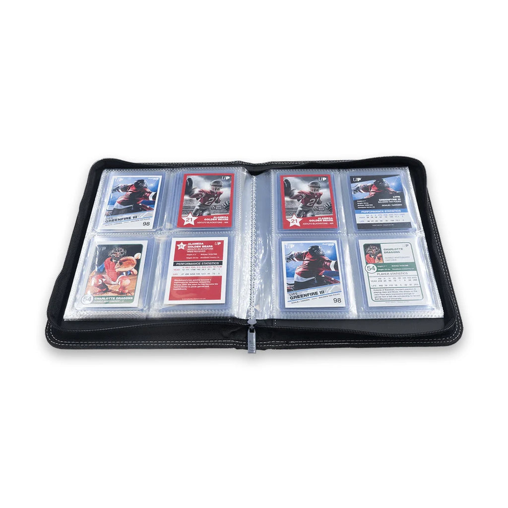 Ultra PRO - Toploader Zippered Premium PRO-Binder (4-Pocket) - Stunning Cards